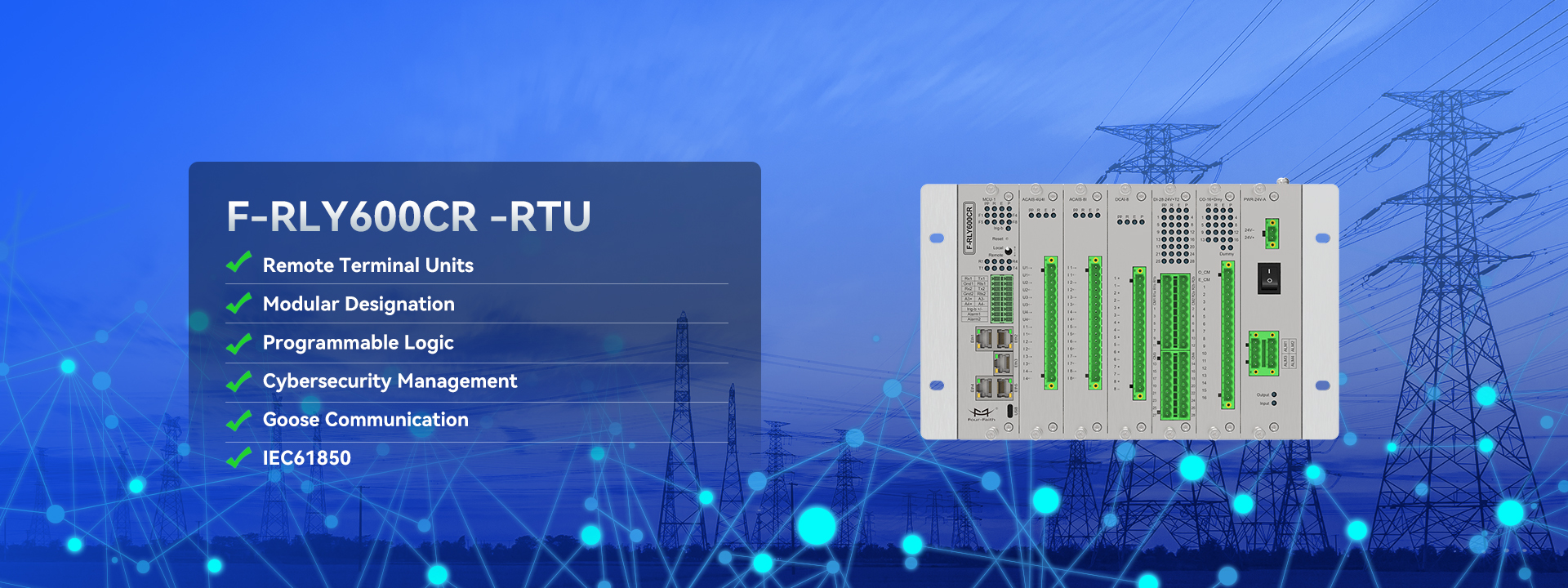 F-RLY600CR Remote Terminal Unit (RTU)
