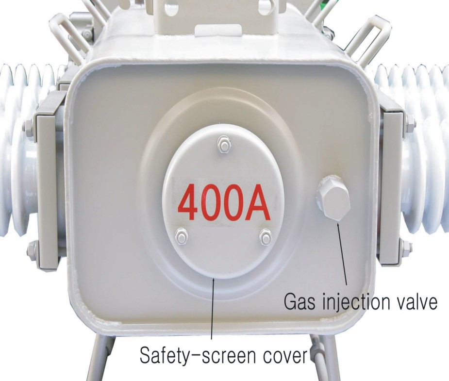 Explosion-proof relief device on 36kV switch ensures operator and public safety